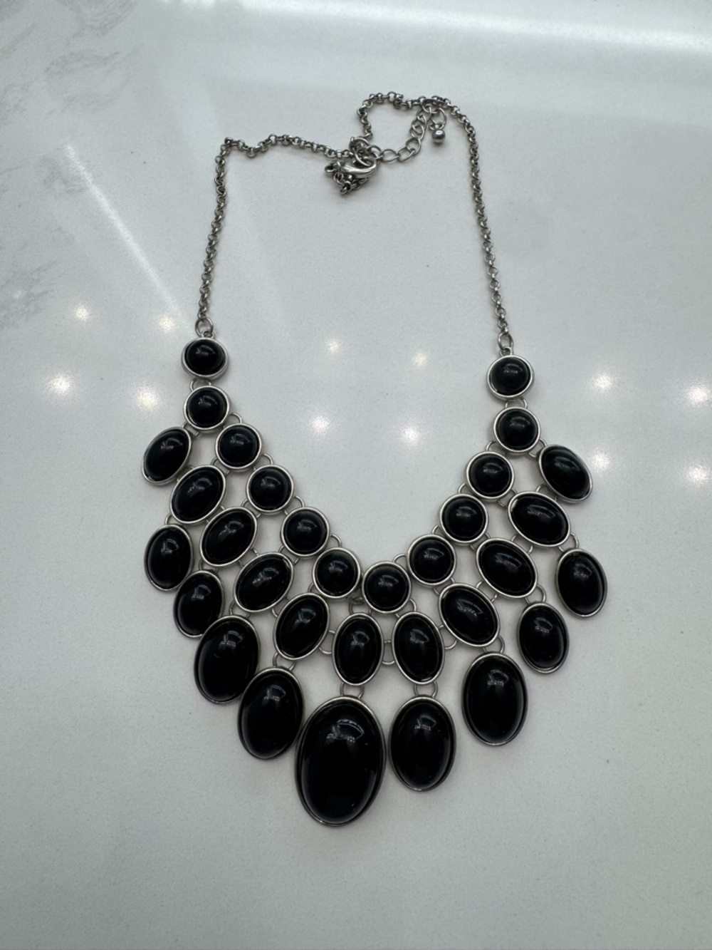 Black Statement Necklace!